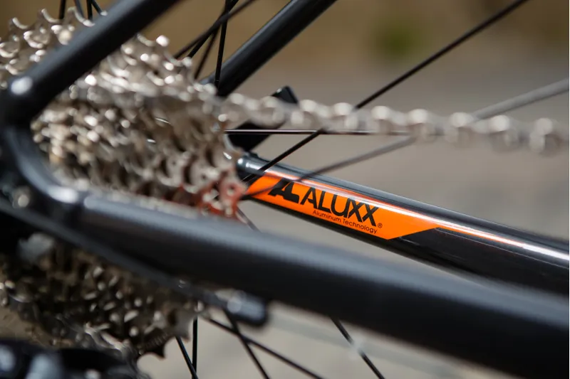 2020 Giant Contend 1 Mens Road Bike - Gloss Gunmetal Black/Orange-5