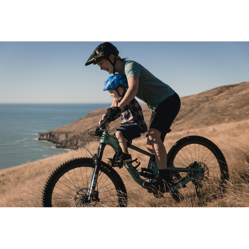 Kids Ride Shotgun 2.0 Child Bike Seat and Handlebars Combo - Black-1