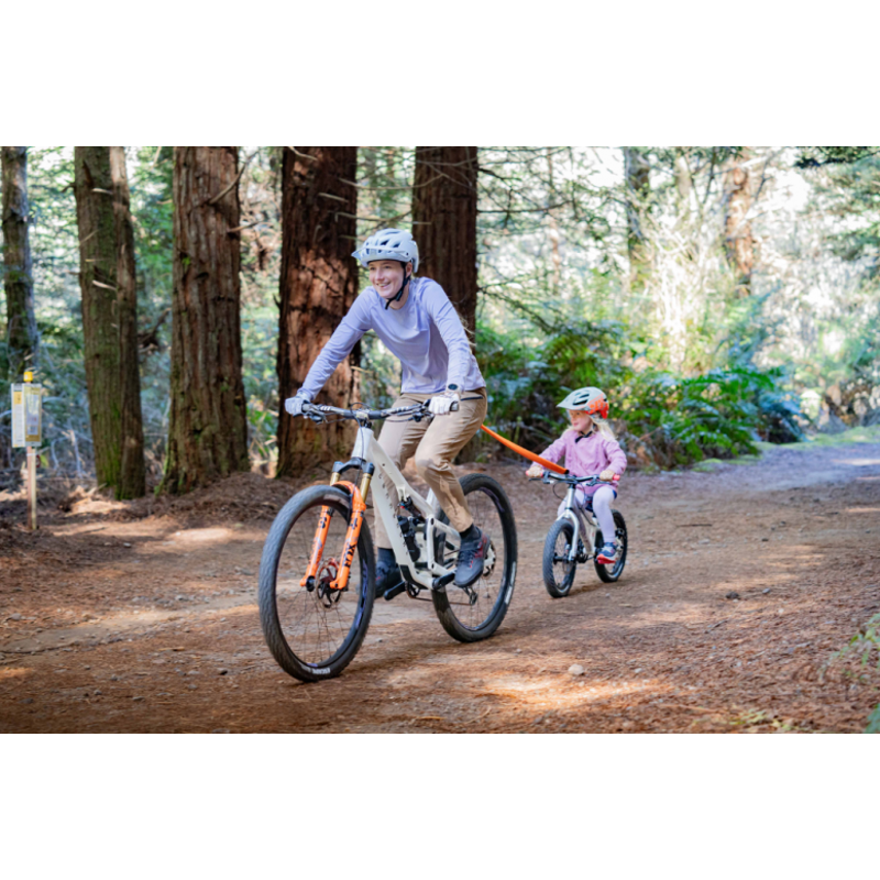 Kids Ride Shotgun Mountain Bikt Tow Rope - Orange-1