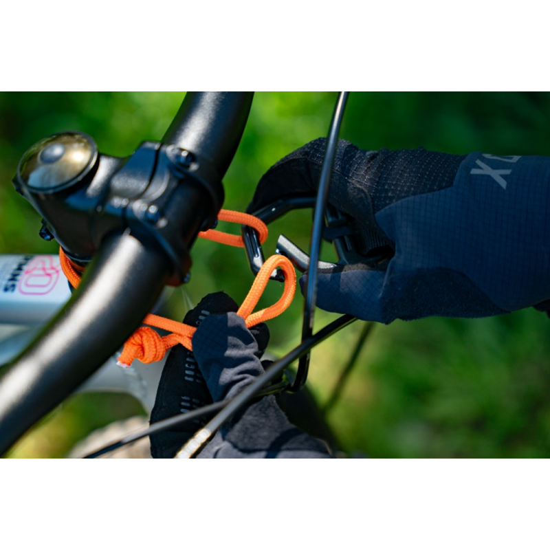 Kids Ride Shotgun Quick Fit Mountain Bike Tow Rope - Black-5