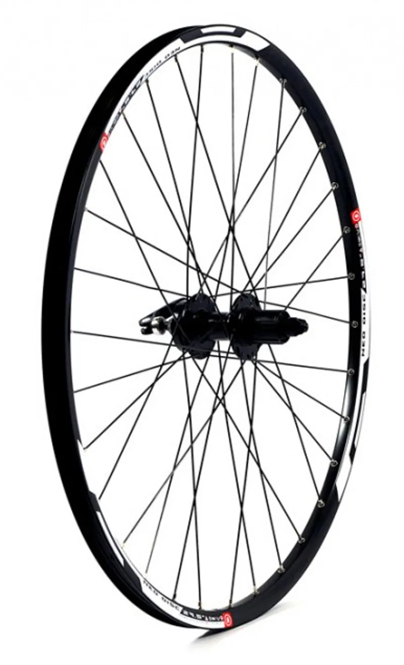 KX MTB 27.5 650B DoubleWall Q/R Cassette Rim Brake Rear Wheel - Black