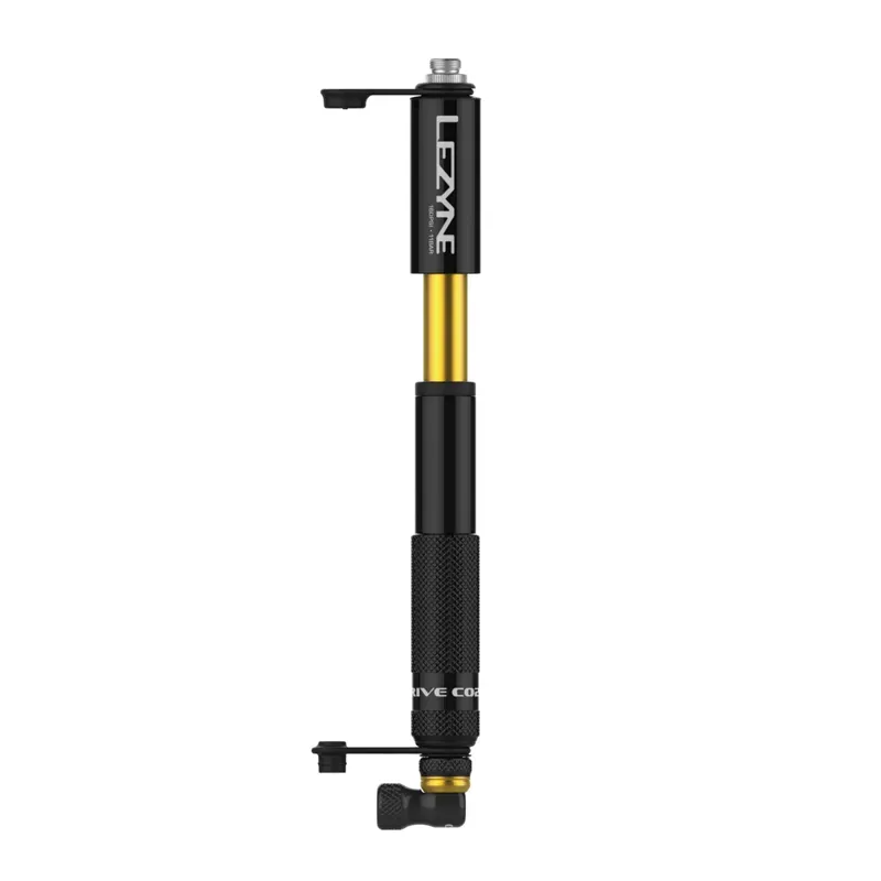 Lezyne Pocket Drive Mini CO2 Bike Pump - Black/Gold-1