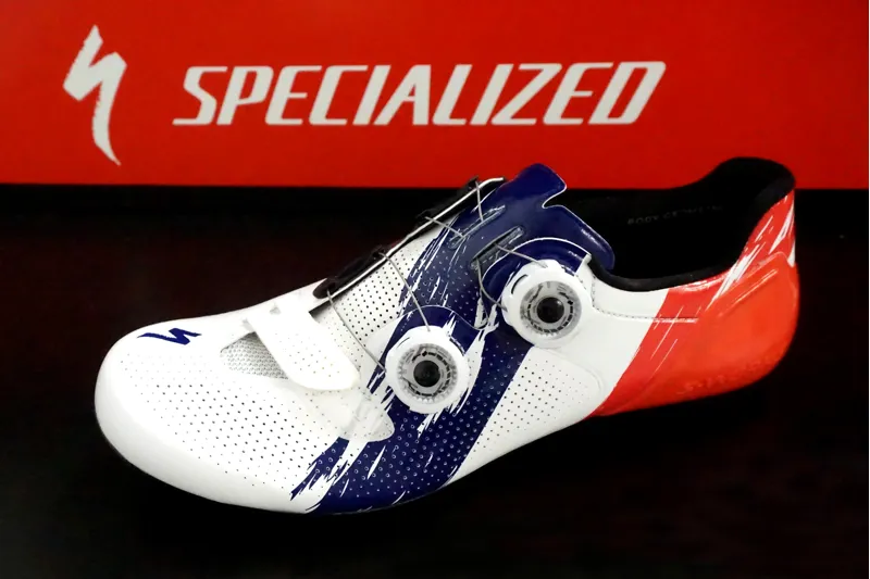 S-Works 6 Road Shoe LeTour LTD Edition - White/Blue/Red-1