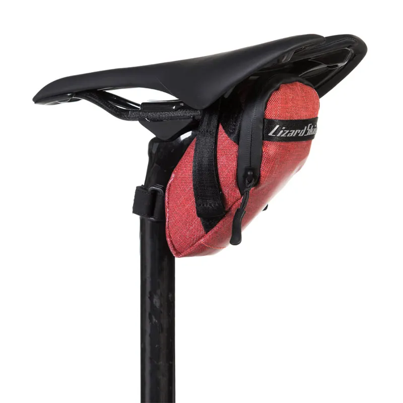 Lizard Skin Micro Cache Saddle Bag - Crimson