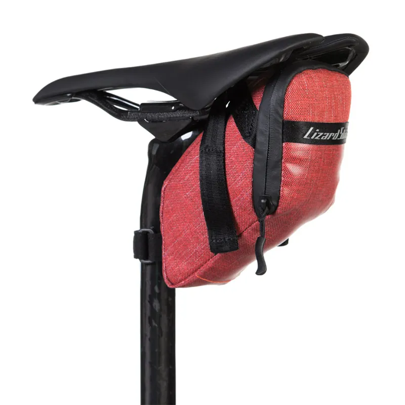 Lizard Skin Super Cache Saddle Bag - Crimson