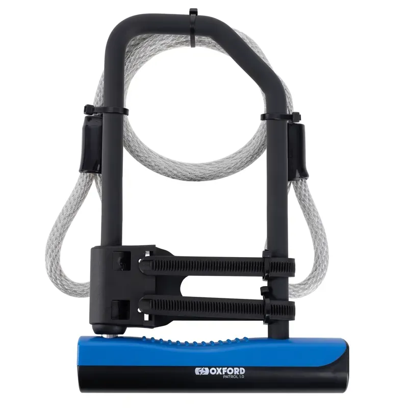 Oxford Patrol 1.0 U-Lock Bicycle Lock Long Duo 320 x 195 with Cable
