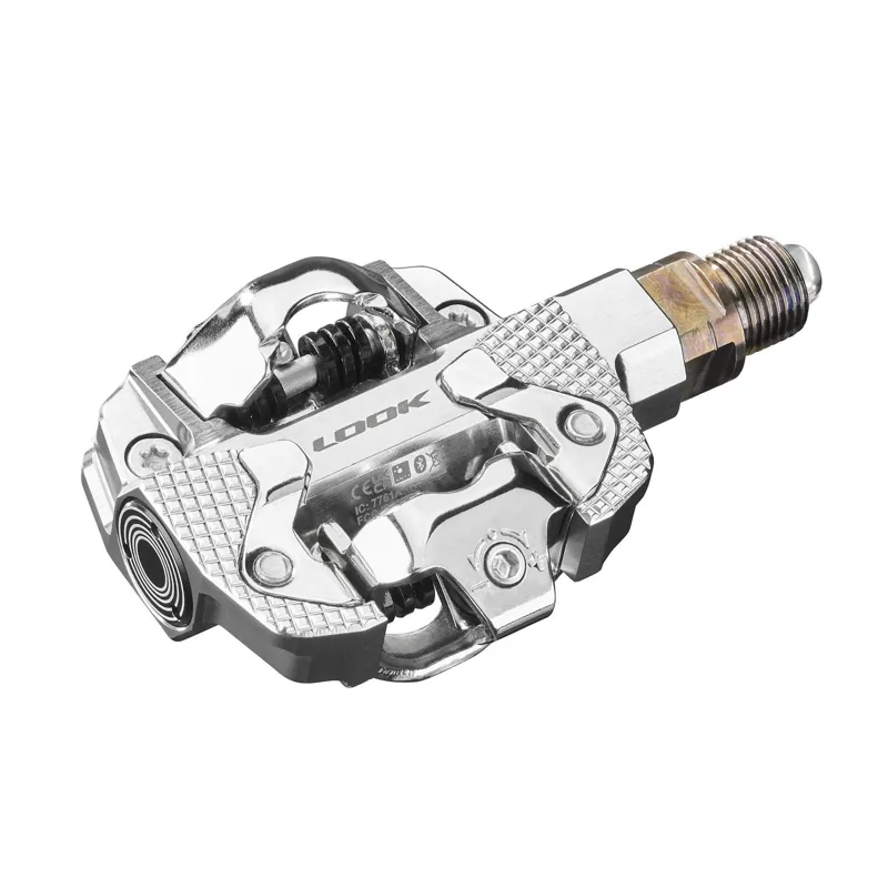 Look X-Track Power Dual Sided Power Meter Pedals - Silver-3