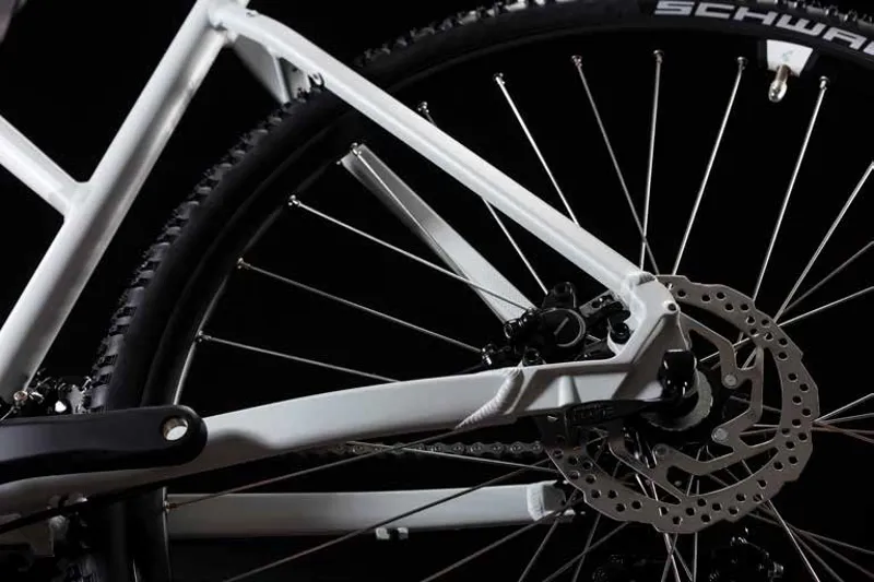 2018 Cube Nature Pro Womens Hybrid Bike - Bright Grey/White-2