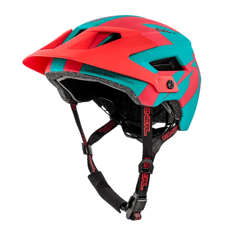 ONeal Defender 2 Mens Mountain Bike Helmet - Teal/Red