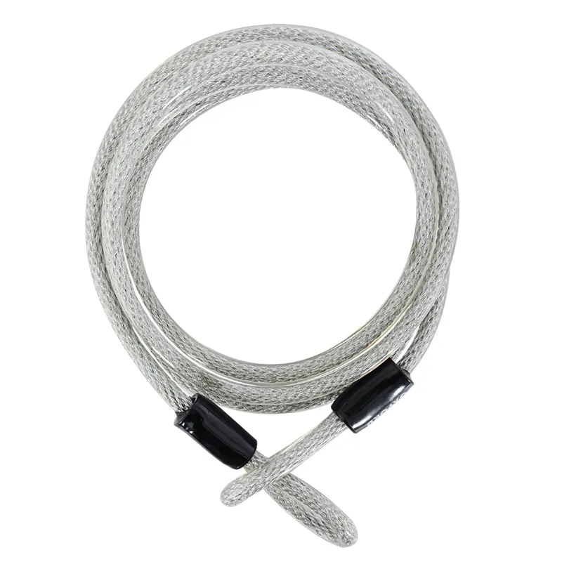 Oxford Lockmate 12 2.5m x 12mm Bicycle Cable Lock - Silver