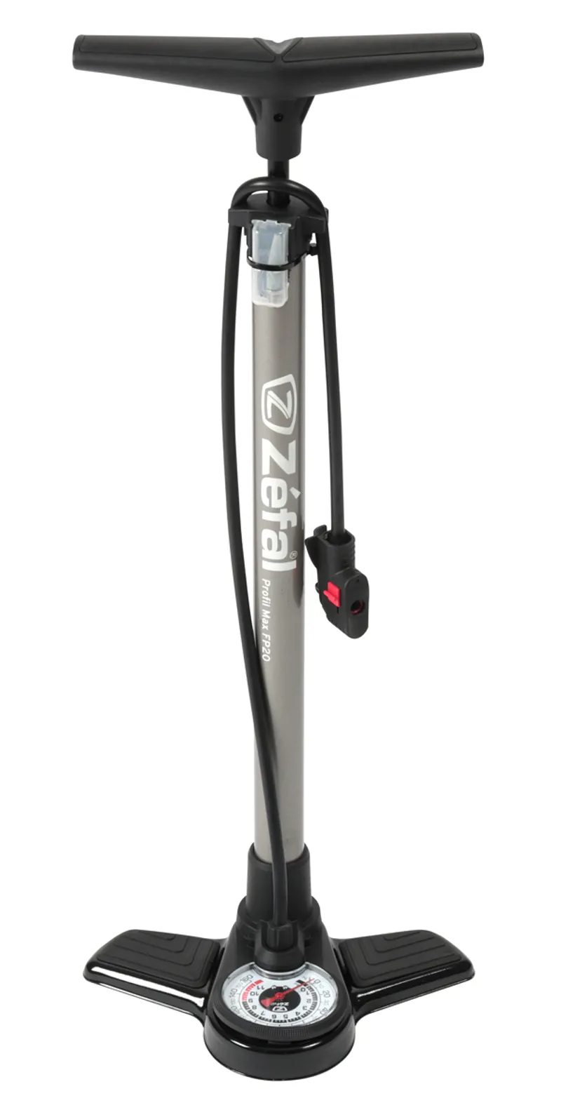 Zefal FP20 Steel Silver Floor Pump