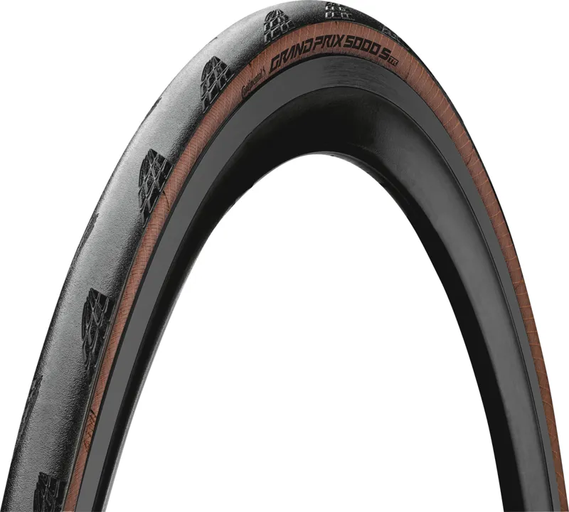 Continental GP5000 S TR Tubeless Road Race 700c Folding Tyre - Black/Trans