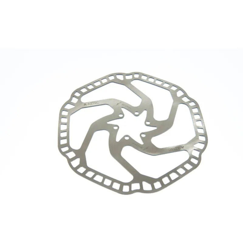 Aztec Stainless Steel Fixed 6B Disc Rotor 180mm - Silver