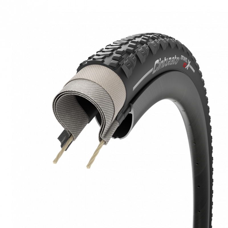 Pirelli Cinturato Gravel Bike RC X 700 x 40c SpeedGrip Tyre - Black-4