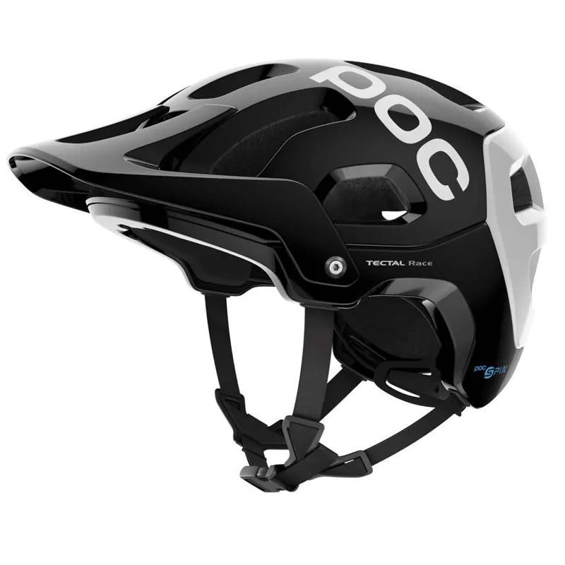 POC Tectal Race Spin MTB Helmet - Uranium Black/White - 59-62cm XL/XXL