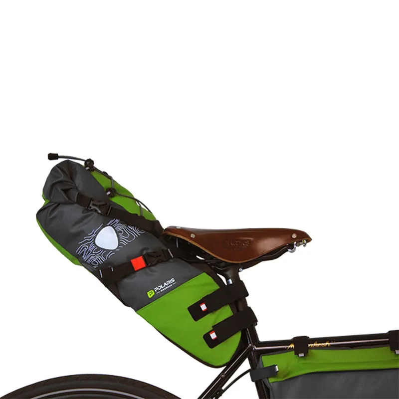 Polaris Ventura Seat Pack Max - Black/Green-1