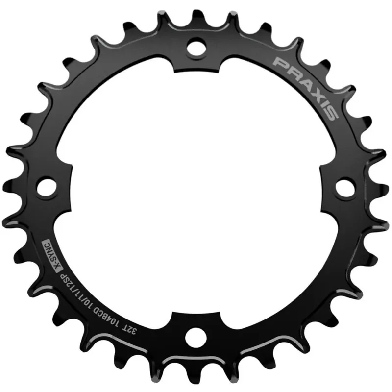 Praxis Mountain Bike 1x Chainring 104BCD NW Steel/E-Bike 36T