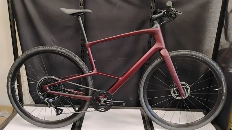 Shop Soiled: Specialized Sirrus X 5.0 Hybrid Bike - Satin Red - Large-1