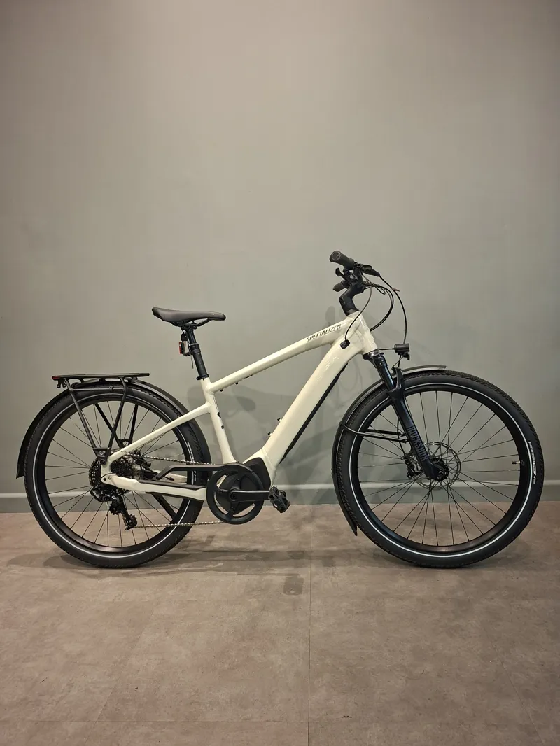 Ex-Demo: Specialized Turbo Vado 5.0 Electric Bike - White - Medium-1
