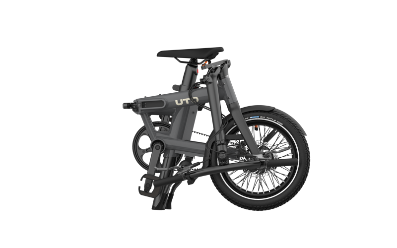 UTO Morning Pro16 Folding Electric Bike - Anthacite Grey-3