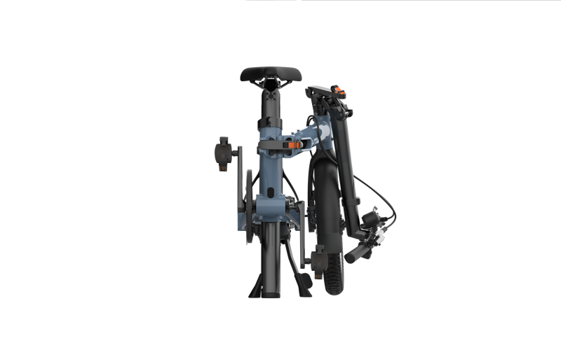 UTO Morning Pro16 Folding Electric Bike - Mineral Blue-1