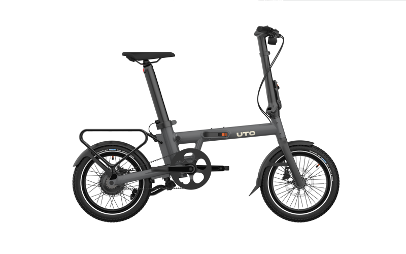UTO Morning Pro16 Folding Electric Bike - Anthacite Grey
