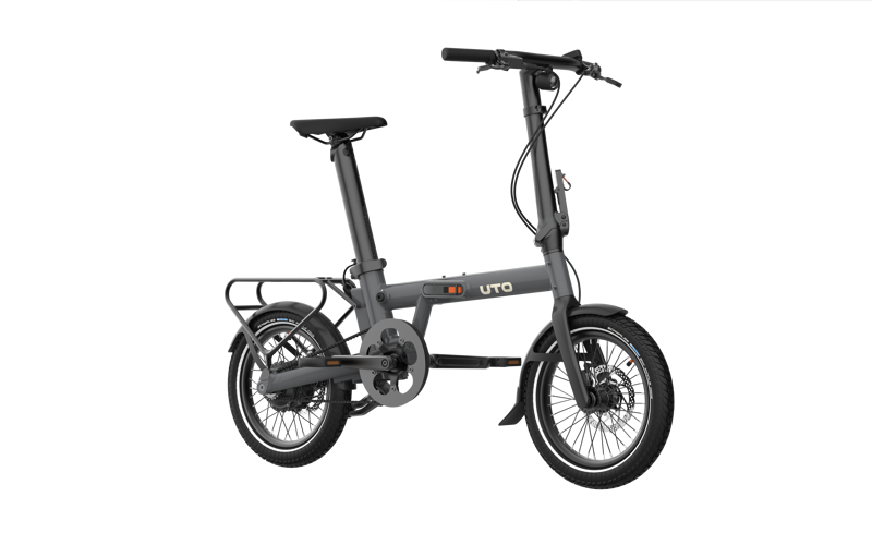 UTO Morning Pro16 Folding Electric Bike - Anthacite Grey-2