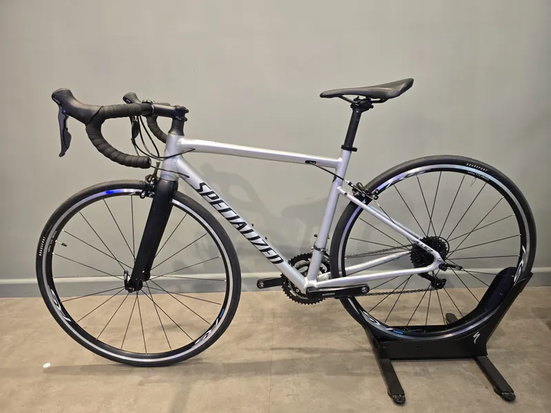 Ex-Demo: Specialized Allez Road Bike - Satin Flake Silver - 52cm-2