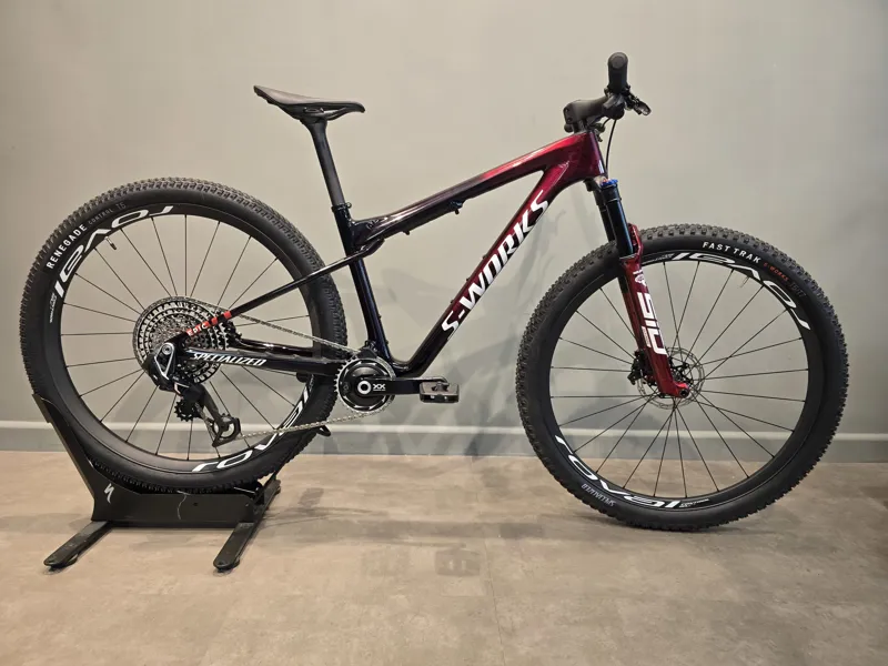Shop Soiled: S-Works Epic World Cup Mountain Bike - Gloss Red - Medium-1