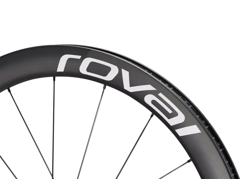 Roval Rapide CLX II 700c Road Cycling Wheelset - Satin Carbon/Gloss White-8