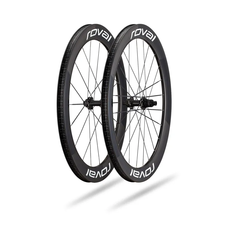 Roval Rapide Sprint CLX 700c Road Bike Wheelset - Gloss Carbon/White