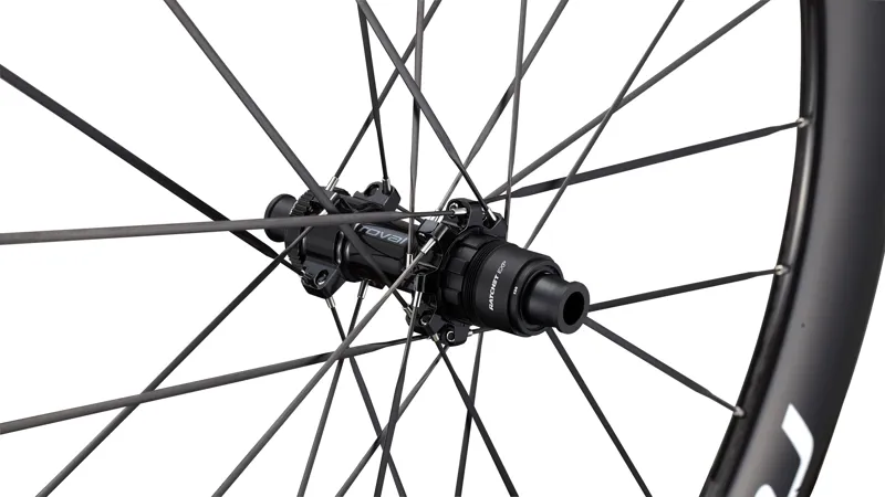 Roval Rapide Sprint CLX 700c Rear Road Bike Wheel - Gloss Carbon/White-3