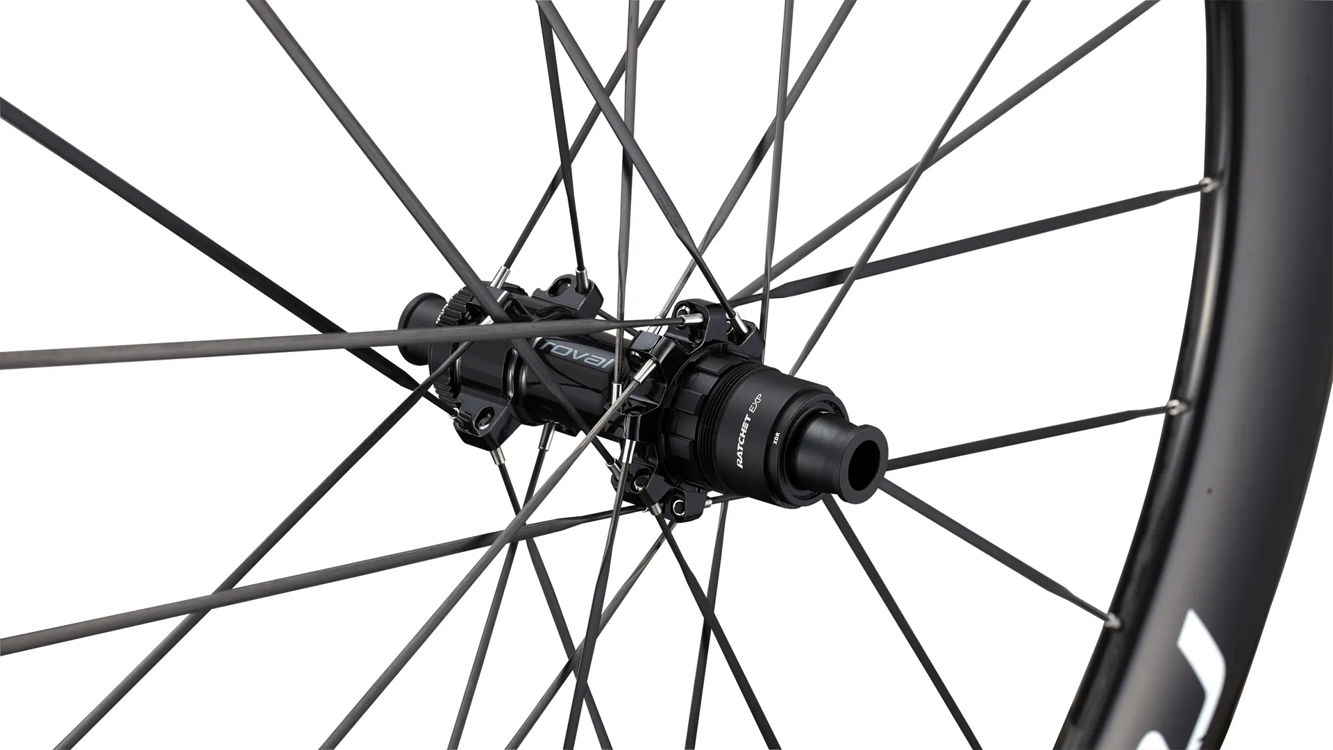 パーツ ROVAL 321 DISC BRAKE + RAPIDE SPRINT CLX Roval Rapide Sprint CLX 700c Rear Road Bike Wheel - Gloss Carbon