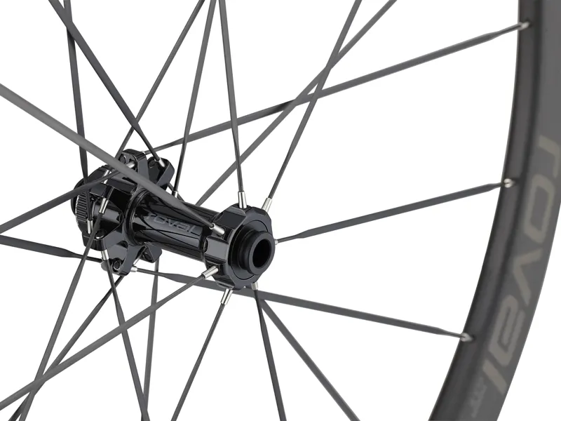 Roval Terra CLX III 700c Front Gravel Wheel - Satin Carbon/Gloss Black-3