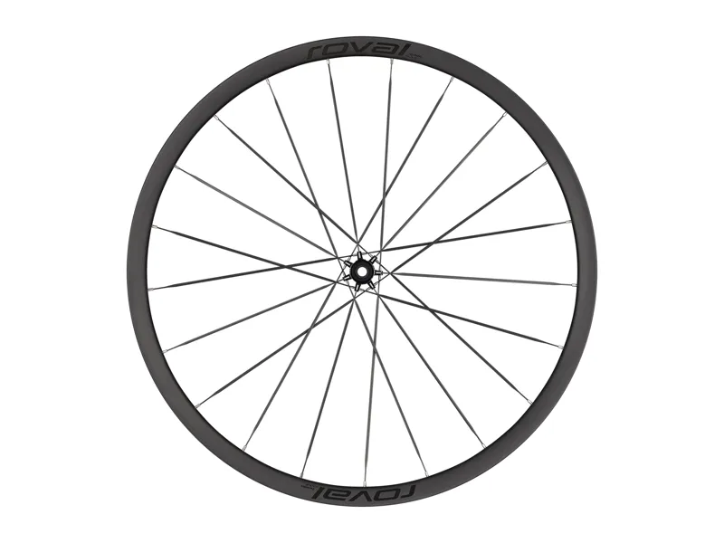 Roval Terra CLX III 700c Front Gravel Wheel - Satin Carbon/Gloss Black-1