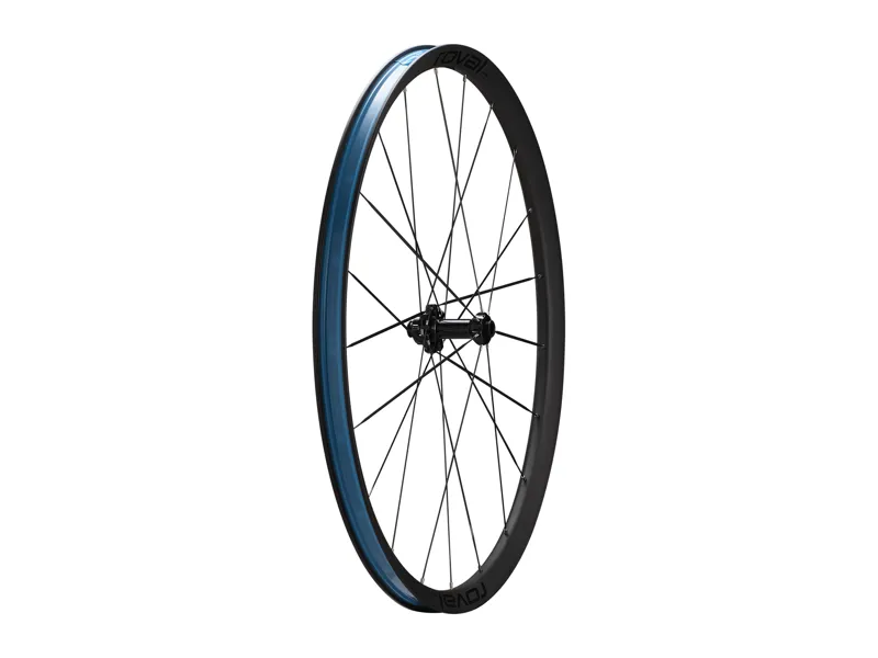 Roval Terra CLX III 700c Front Gravel Wheel - Satin Carbon/Gloss Black