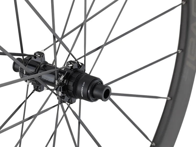 Roval Terra CLX III 700c Rear Gravel Wheel - Satin Carbon/Gloss Black-2