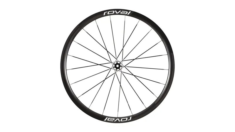 Roval Alpinist CLX III 700c Road Bike Front Wheel - Satin Carbon/White-1