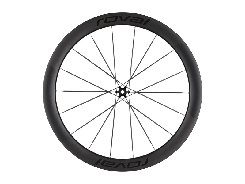 Roval Terra Aero CLX 700c Front Gravel Wheel - Satin Carbon/Gloss Black-1