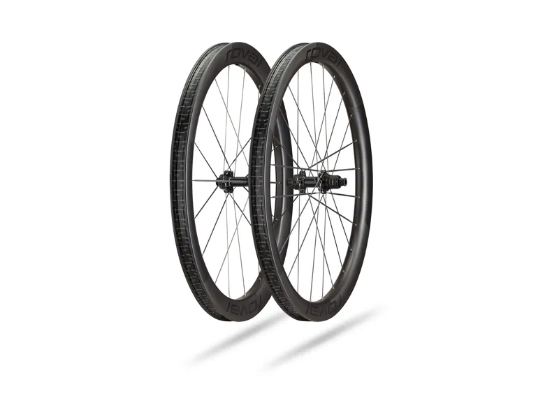 Roval Terra Aero CLX 700c Front Gravel Wheel - Satin Carbon/Gloss Black-5