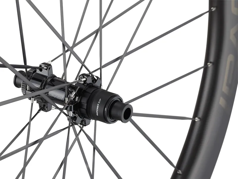 Roval Terra Aero CLX 700c Rear Gravel Wheel - Satin Carbon/Gloss Black-2