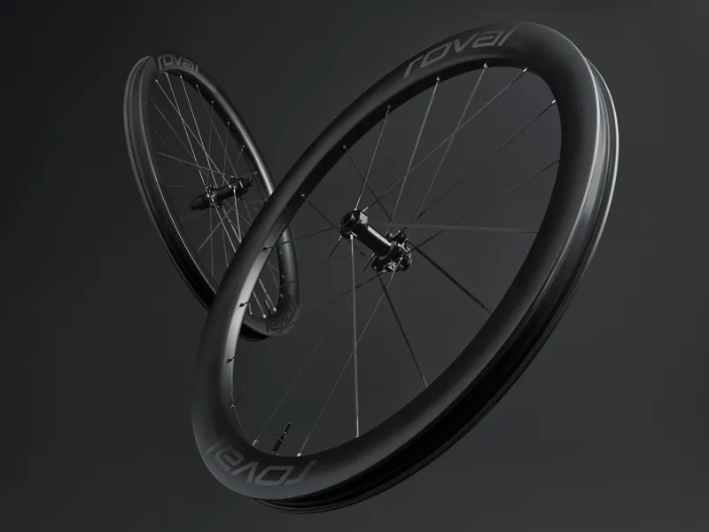 Roval Terra Aero CLX 700c Front Gravel Wheel - Satin Carbon/Gloss Black-8