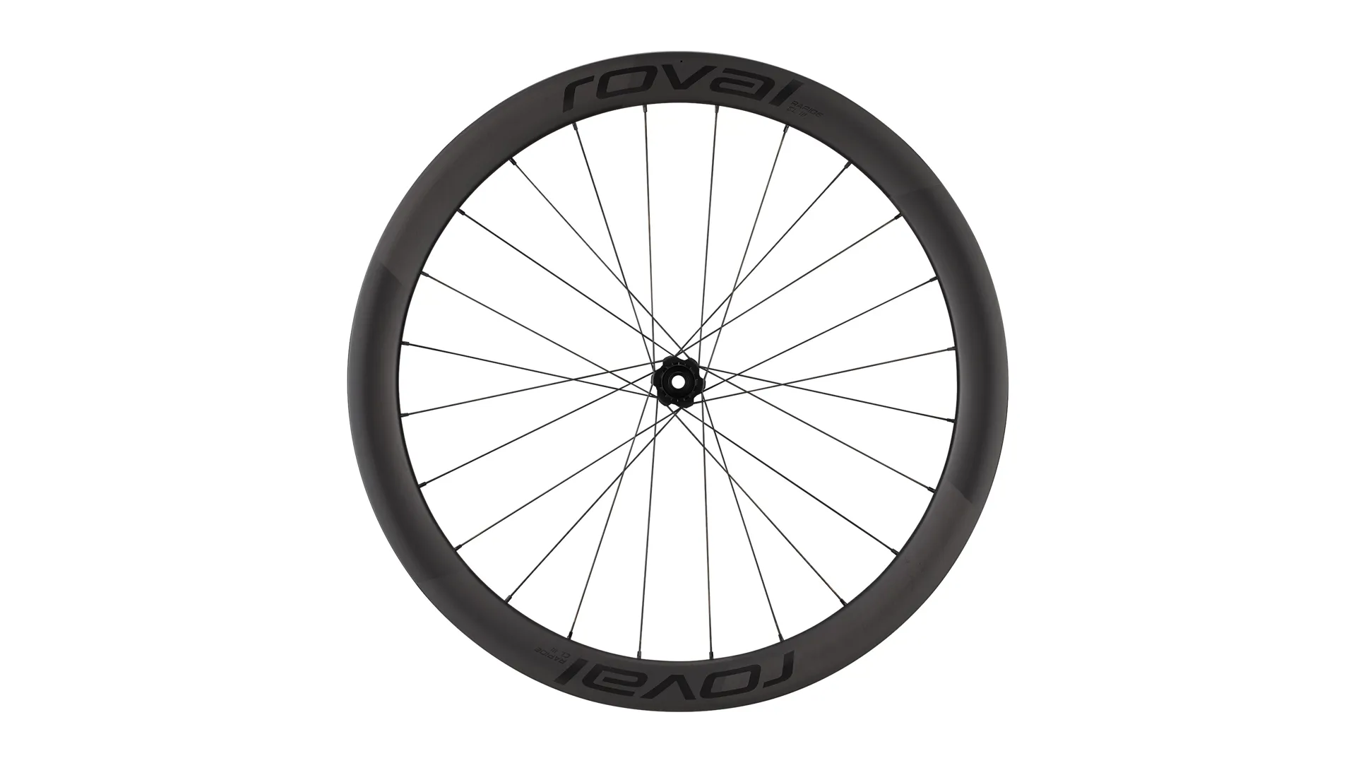 Roval Rapide CL III 700c Road Bike Wheelset - Satin Carbon/Black