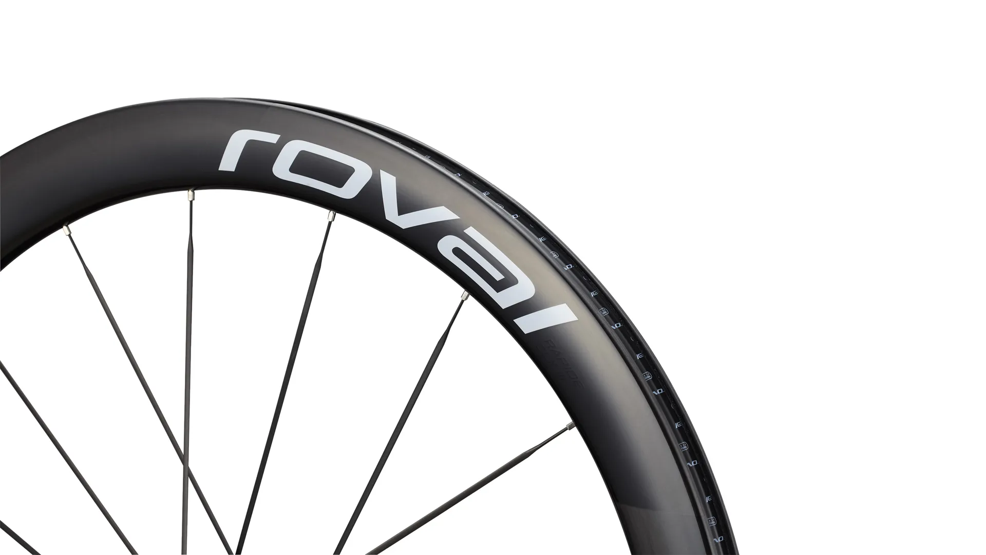 Maria　Roval Rapide CLXⅡ Roval Rapide CLX III 700c Road Bike Wheelset - Gloss Carbon/White