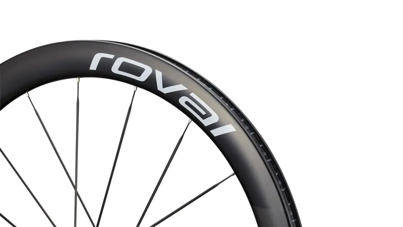 Roval Rapide CLX III 700c Front Road Bike Wheel - Satin Carbon/White-2