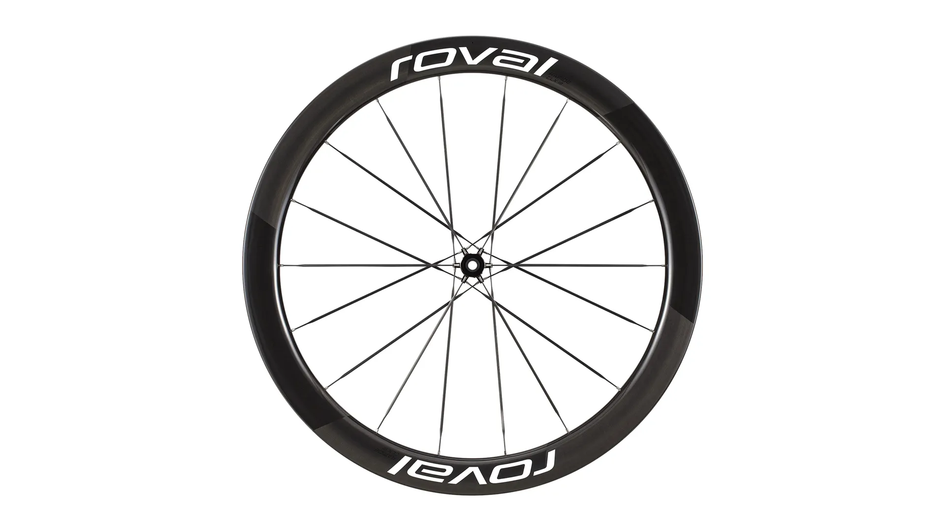 Roval Rapide CLX III 700c Road Bike Wheelset - Gloss Carbon/White