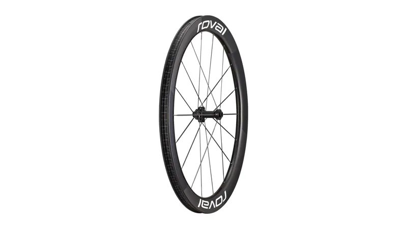 Roval Rapide CLX III 700c Front Road Bike Wheel - Satin Carbon/White