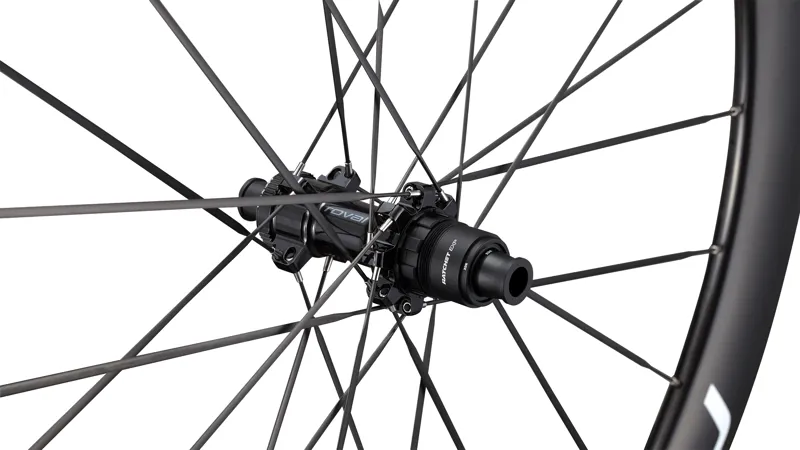 Roval Rapide CLX III 700c Rear Road Bike Wheel - Gloss Carbon/White-4