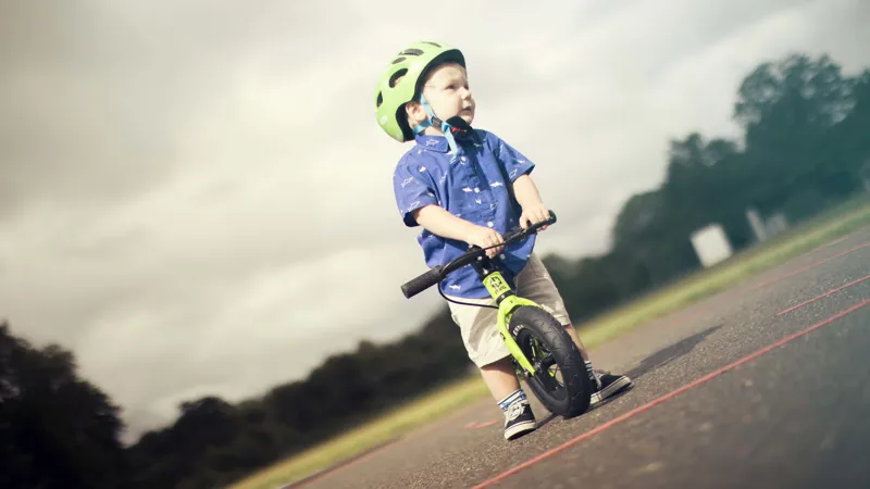 Frog Tadpole Mini Kids Balance Bike - Green-1