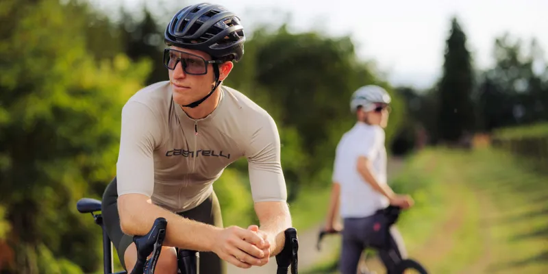 Castelli Prologo Lite Mens Cycling Jersey - Clay/Gunmetal Grey-1